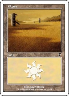 【Foil】(7ED-CL)Plains/平地【No.341】