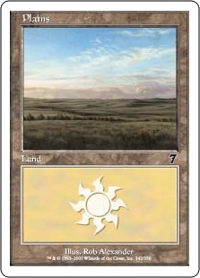 【Foil】(7ED-CL)Plains/平地【No.342】