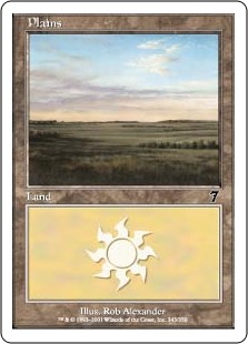 【Foil】(7ED-CL)Plains/平地【No.343】