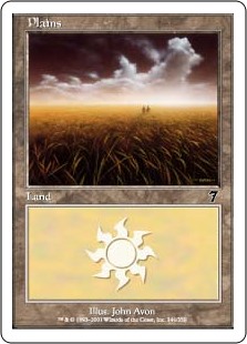 【Foil】(7ED-CL)Plains/平地【No.344】