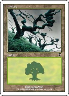 【Foil】(7ED-CL)Forest/森【No.331】