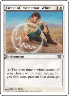 (8ED-UW)Circle of Protection: White/白の防御円