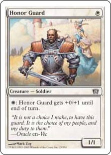 【Foil】(8ED-CW)Honor Guard/儀仗兵