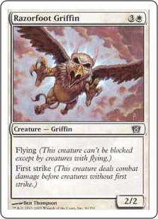 【Foil】(8ED-CW)Razorfoot Griffin/カミソリ足のグリフィン