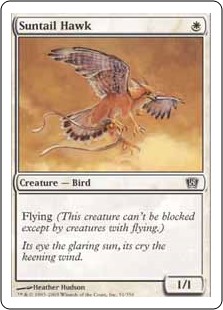 【Foil】(8ED-CW)Suntail Hawk/陽光尾の鷹