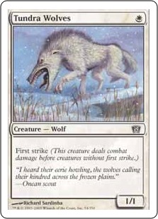 【Foil】(8ED-CW)Tundra Wolves/ツンドラ狼