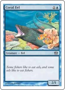 【Foil】(8ED-CU)Coral Eel/珊瑚ウツボ