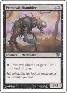 【Foil】(8ED-UB)Primeval Shambler/原始のシャンブラー