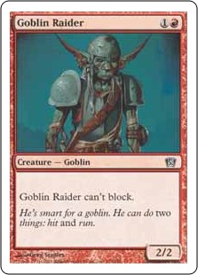 (8ED-CR)Goblin Raider/ゴブリンの略奪者