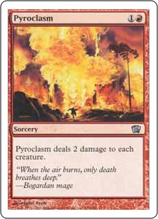 【Foil】(8ED-UR)Pyroclasm/紅蓮地獄