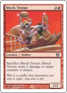 【Foil】(8ED-CR)Shock Troops/突撃隊