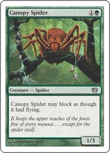 【Foil】(8ED-CG)Canopy Spider/梢の蜘蛛