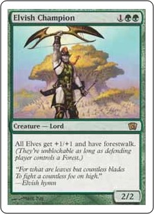 【Foil】(8ED-RG)Elvish Champion/エルフのチャンピオン