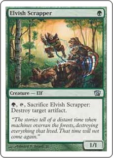 【Foil】(8ED-UG)Elvish Scrapper/エルフの潰し屋