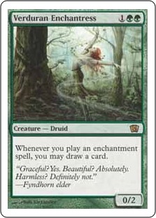 (8ED-RG)Verduran Enchantress/新緑の女魔術師