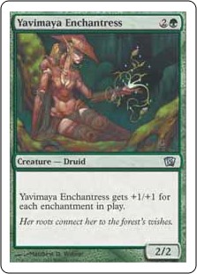 (8ED-UG)Yavimaya Enchantress/ヤヴィマヤの女魔術師