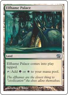 【Foil】(8ED-UL)Elfhame Palace/エルフェイムの宮殿