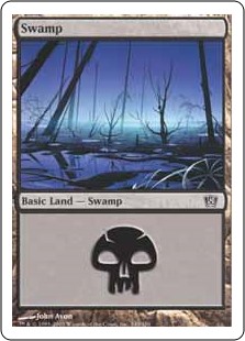 【Foil】(8ED-CL)Swamp/沼【No.340】