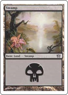 【Foil】(8ED-CL)Swamp/沼【No.341】