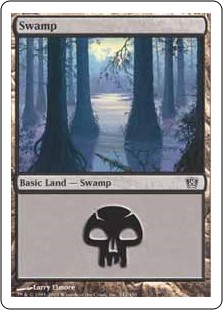 【Foil】(8ED-CL)Swamp/沼【No.342】