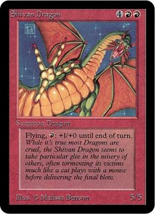 (LEA-RR)Shivan Dragon/シヴ山のドラゴン