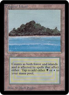 MTG 島 Island LEA NM-
