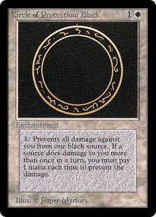 (LEB-CW)Circle of Protection: Black/黒の防御円