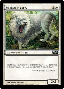 (M11-CW)Silvercoat Lion/銀毛のライオン