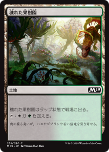 【Foil】(M19-CL)Foul Orchard/穢れた果樹園