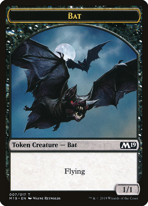 (M19-Token)Bat Token/コウモリトークン