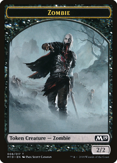 (M19-Token)Zombie Token/ゾンビトークン