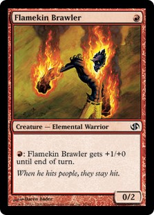 (DD2-CR)Flamekin Brawler/炎族の喧嘩屋