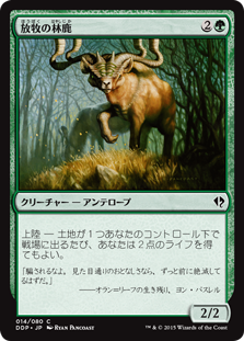 (DDP-CG)Grazing Gladehart/放牧の林鹿