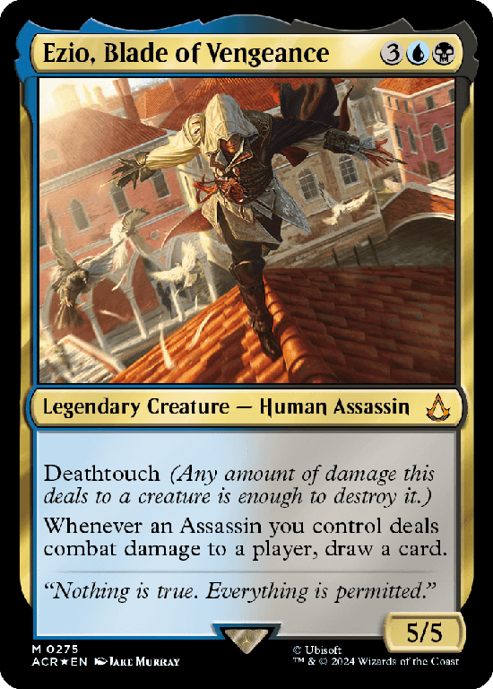 【Foil】(ACR-MM)Ezio, Blade of Vengeance/Ezio, Blade of Vengeance