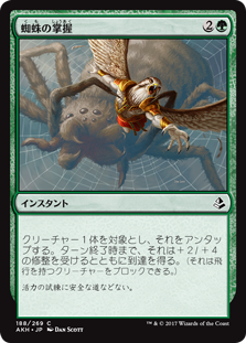 【Foil】(AKH-CG)Spidery Grasp/蜘蛛の掌握