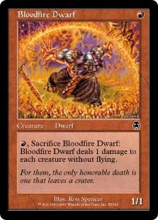 【Foil】(APC-CR)Bloodfire Dwarf/沸血のドワーフ