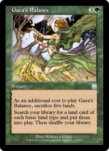 【Foil】(APC-UG)Gaea's Balance/ガイアの均衡