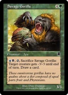 【Foil】(APC-CG)Savage Gorilla/凶暴なゴリラ