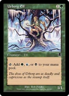 【Foil】(APC-CG)Urborg Elf/アーボーグのエルフ