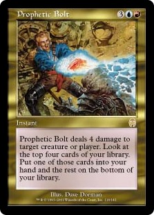 【Foil】(APC-RM)Prophetic Bolt/予言の稲妻