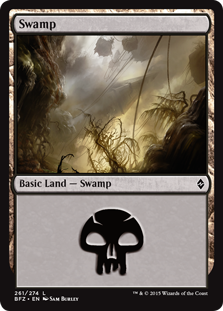 (BFZ-CL)Swamp/沼【No.261, Regular Art】