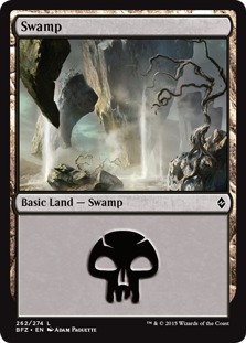 (BFZ-CL)Swamp/沼【No.262, Regular Art】