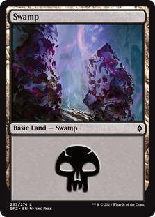 (BFZ-CL)Swamp/沼【No.263, Regular Art】