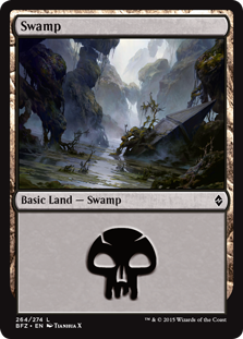 (BFZ-CL)Swamp/沼【No.264, Regular Art】