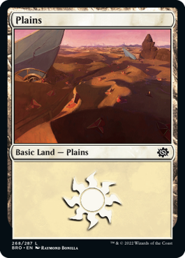 【Foil】(BRO-CL)Plains/平地【No.268】