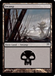 【Foil】(CHK-CL)Swamp/沼【No.296】