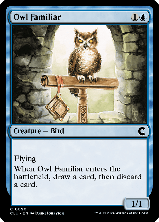 (CLU-CU)Owl Familiar/使い魔のフクロウ