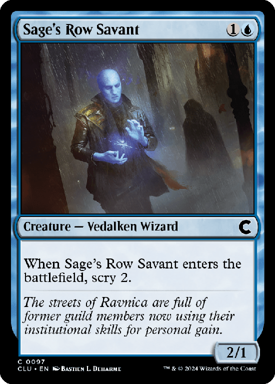 (CLU-CU)Sage's Row Savant/賢者街の学者