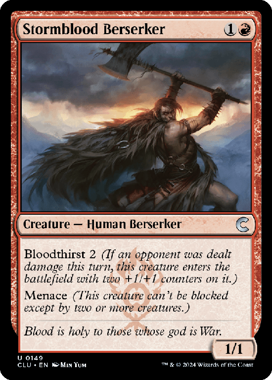 (CLU-UR)Stormblood Berserker/嵐血の狂戦士