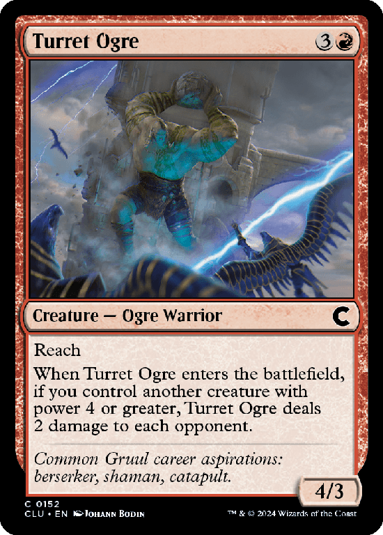(CLU-CR)Turret Ogre/砲塔のオーガ